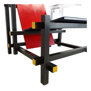 Red and Blue Maestri Series Armchair by Gerrit Thomas Rietveld for Cassina, 1980s
