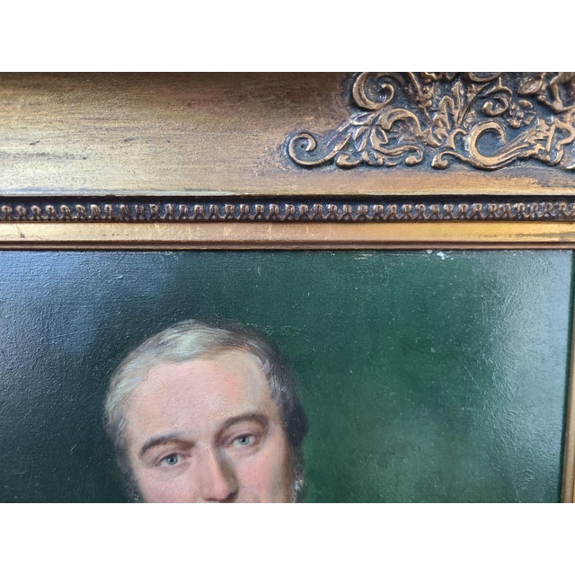 Hermann Heinrich Becker Antique 19th Century Oil Painting Portrait of a Family For Sale - Image 14 of 15
