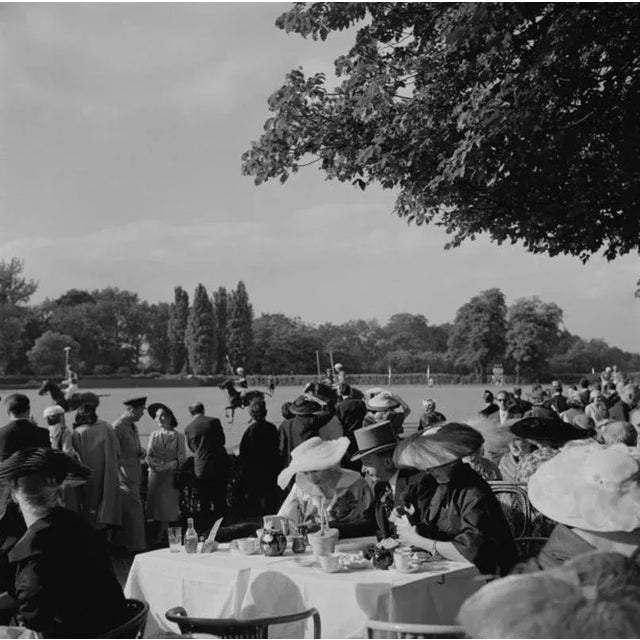 French Polo Crowd 1950 by Slim Aarons Slim Aarons Limited Estate Edition A group of spectators at a polo match, France,...