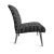 Mudcloth Black & White Side Chair For Sale - Image 4 of 7
