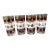Vintage Mid-Century Modern Culver LTD 22k Starburst Highball Glasses Set of 4 For Sale