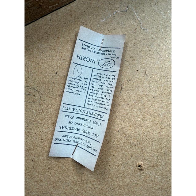 Vintage Gravely Furniture Carved French Upholstered Chairs - Set of 6 For Sale - Image 10 of 12