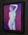 Figurative Figure 1 2021 by Matthew Alfonso Durante | Acrylic and oil pencil on panel depicting a nude female figure. For Sale - Image 3 of 3