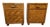 Vintage Bamboo Bedside Tables, 1970s, Set of 2 For Sale