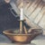 Religious Vintage Original Tempera "Light Under a Bushel" Biblical Painting For Sale - Image 3 of 10
