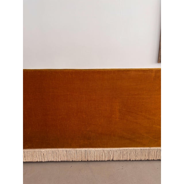 Italian Velvet Sofa, 1950s For Sale - Image 3 of 5