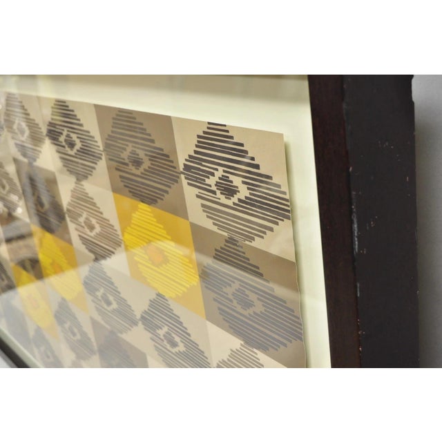Contemporary Modern Melissa Wood Ikat Abstract Large 80" Glicees Print Wall Art For Sale In Philadelphia - Image 6 of 18