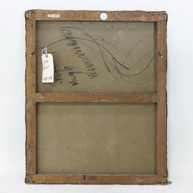 Nandor Vagh Weinmann Impasto Floral Still Life Oil Painting For Sale - Image 10 of 11