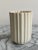 Art Deco Modern Matte White Ceramic Vase For Sale - Image 3 of 10