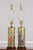 1980s Chinese Eglomise Glass Canister Lamps - a Pair For Sale - Image 4 of 17