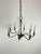 Gold Mid-Century Eight-Light Brass Chandelier, 1950s For Sale - Image 8 of 8
