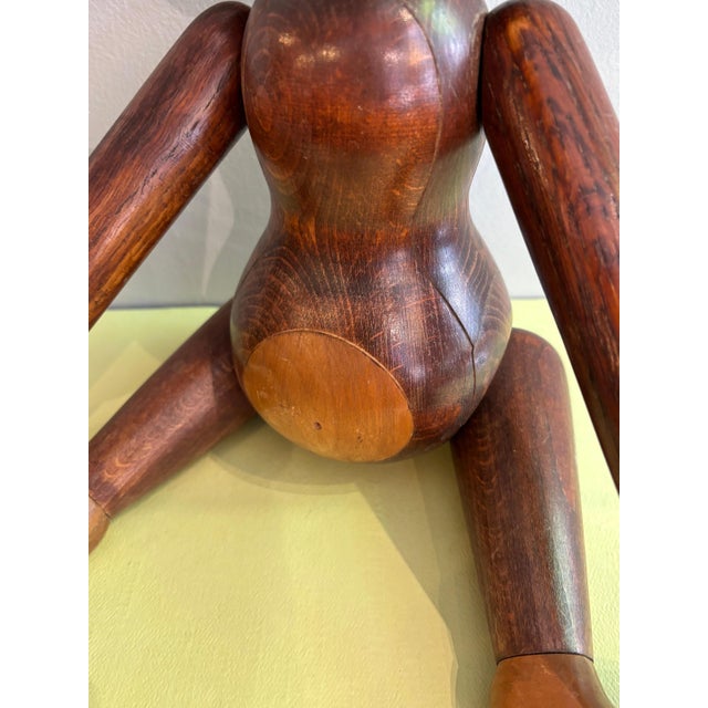 Kay Bojesen Large Wood Monkey in the style of Kay Bojesen For Sale - Image 4 of 7