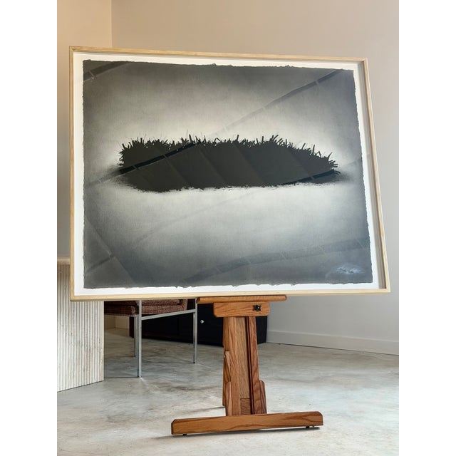 Franz Kline Monumental Graphite + Charcoal Drawing Signed Framed "St Augustine 3" by Robert Flynn For Sale - Image 4 of 18