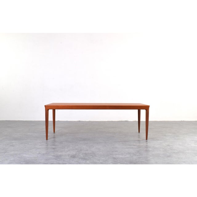 Mid-Century Modern Danish Teak Coffee Table by Johannes Andersen for CFC Silkeborg, 1960s For Sale - Image 6 of 10
