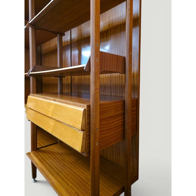 Italian Wardrobe Bookcase by Vittorio Dassi, Italy, 1960s For Sale - Image 17 of 18