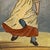 Antique Bohemian Perfume Bottle: Hand-Painted Enamel Tennis Scene, c.1890-1910 For Sale - Image 4 of 9