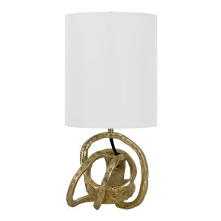 Regina Andrew Mini Knot Lamp in Soft Gold For Sale