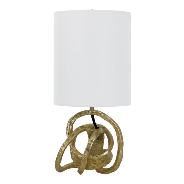 Regina Andrew Mini Knot Lamp in Soft Gold For Sale