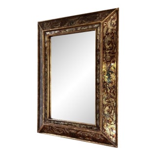 Rare Antique Florentine Verre Églomisé Mirror Dragons & Grotesques c.1850–1880 For Sale