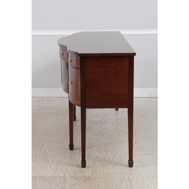 Traditional Kindel National Trust Mahogany Inlaid Buffet Sideboard For Sale - Image 3 of 18