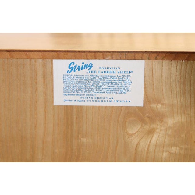 Vintage Wall System in Ash Wood by Kajsa & Nils Nisse Strinning for String, 1960s For Sale - Image 4 of 5