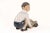 Model 1166 Boy with Car Figurine in Porcelain by Dahal Jensen, Denmark, 1950s For Sale - Image 3 of 7