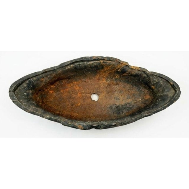 1900 - 1909 1900-1909 French Ornate Cast Iron Footed Planter For Sale - Image 5 of 5