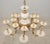 Mid 20th century Italian made chandelier in the Neoclassical Revival style. This style is known for white porcelain...