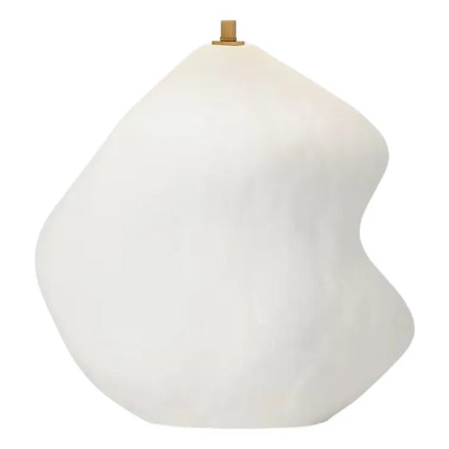 Hable by Visual Comfort Studio Hable Broxton Table Lamp in Matte White Ceramic For Sale