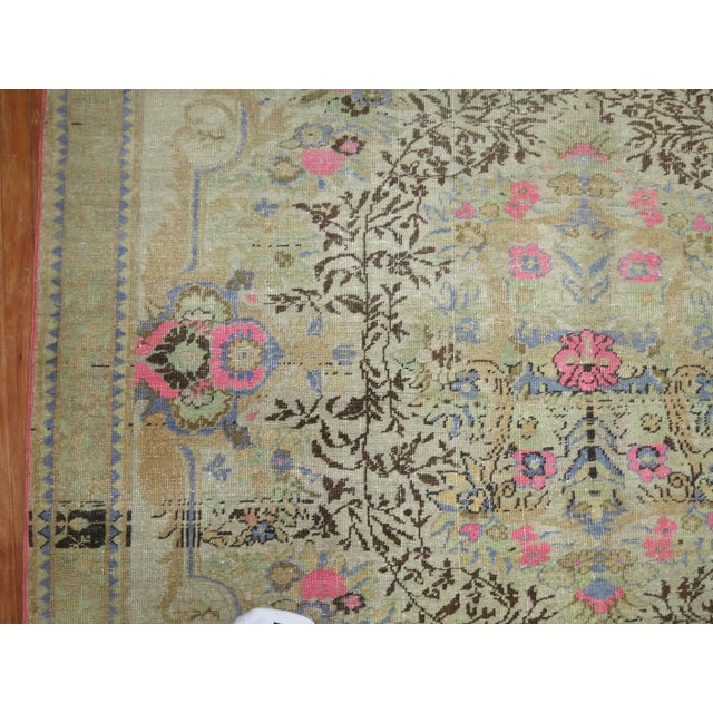 Folk Art Vintage Anatolian Carpet For Sale - Image 3 of 6