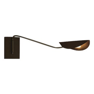 Small Plume Wall Lamp in Black Lacquered Metal by Christophe Pillet for Oluce For Sale