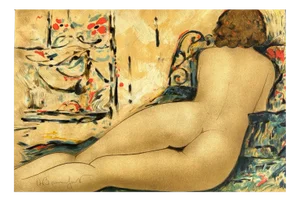 Alain Bonnefoit, Mists and Rains, Lithograph, 2000s