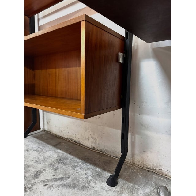 Ico Parisi Modular Wall Bookcase by Ico Parisi for Mim Roma, 1960s For Sale - Image 4 of 11