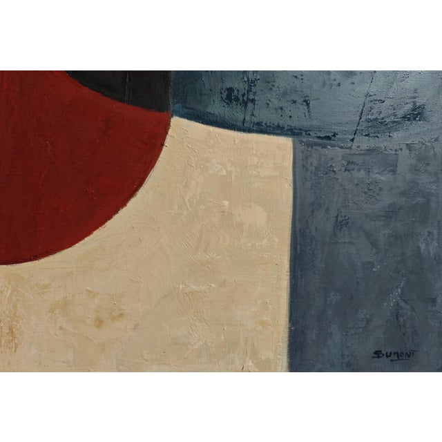 Gravitation, Contemporary Geometric Abstract Oil Painting, Framed by Sophie Dumont For Sale - Image 9 of 9