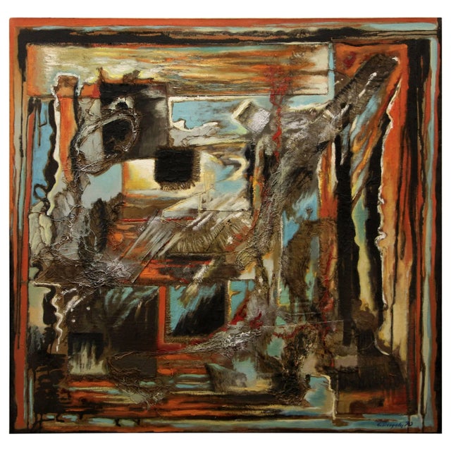 George Dergalis Abstract from 1990 For Sale - Image 9 of 9