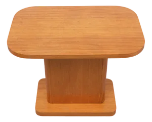 Art Deco Maple Coffee Table, 1920s
