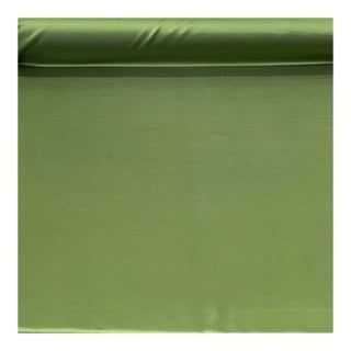 Caracole Mod Lime Green Sateen Drapery Fabric - 29 Yards For Sale