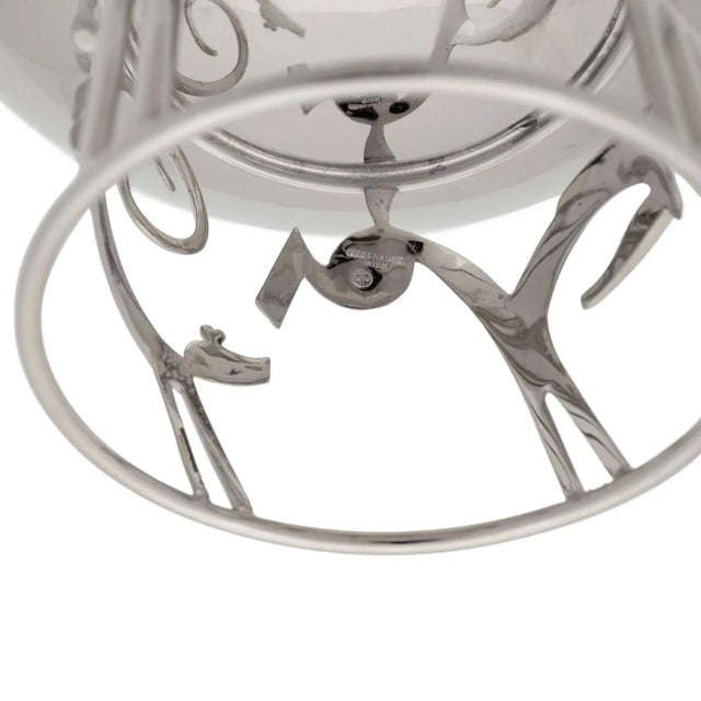 1950s Centerpiece with Stylized Animals from Werkstatte Hagenauer, Vienna, 1950s For Sale - Image 5 of 7