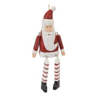 Dangle Santa Ornament (Set of 6) For Sale