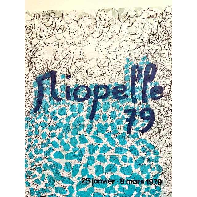 Vintage gallery exhibition poster. The Galerie Maeght is a gallery of modern art in Paris, France, and Barcelona,...