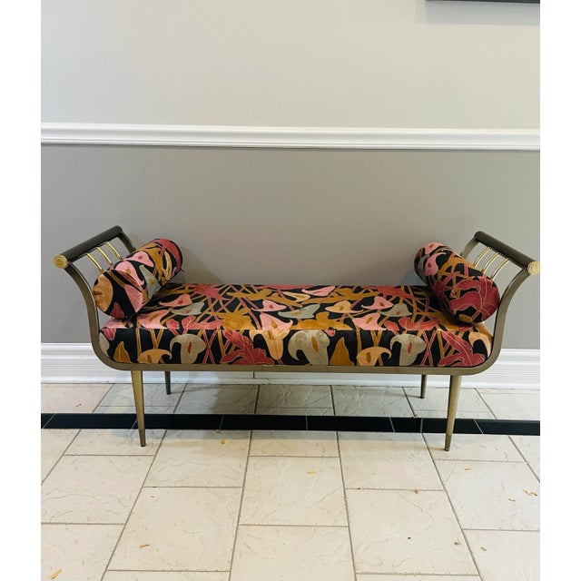 Gorgeous vintage Design Institute of America (DIA) bench from the early–mid 1980s, made in Jasper, Indiana. This...