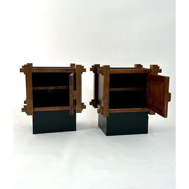 Brutalist Bedside Tables, 1960, Set of 2 For Sale - Image 14 of 15