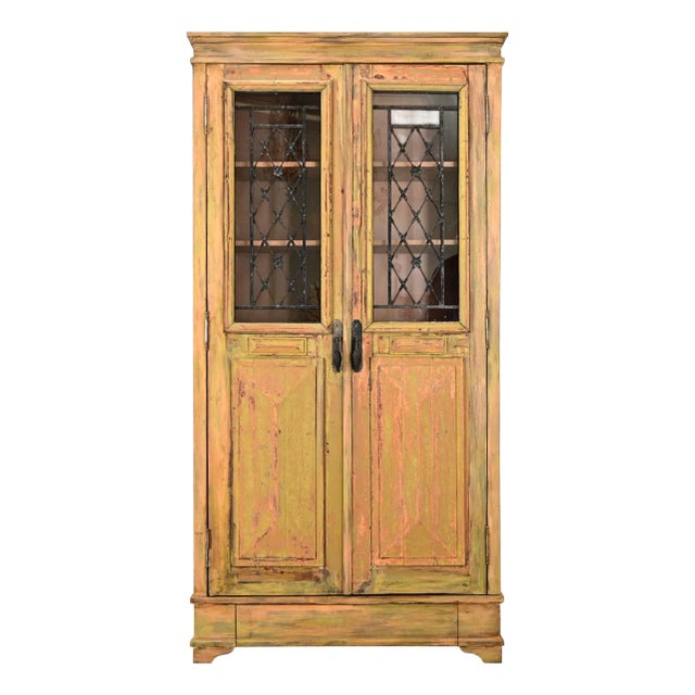 Antique French Door Custom Bibliothèque For Sale