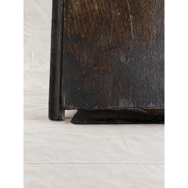 Late 17th Century Geometrically Moulded Oak Console Table For Sale - Image 9 of 13