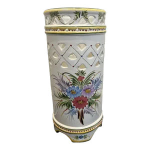 Hand Painted Umbrella Stand Made in Portugal