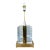 1970s Mid Century Modern Lucite and Brass Table Lamp by Charles Hollis Jones For Sale