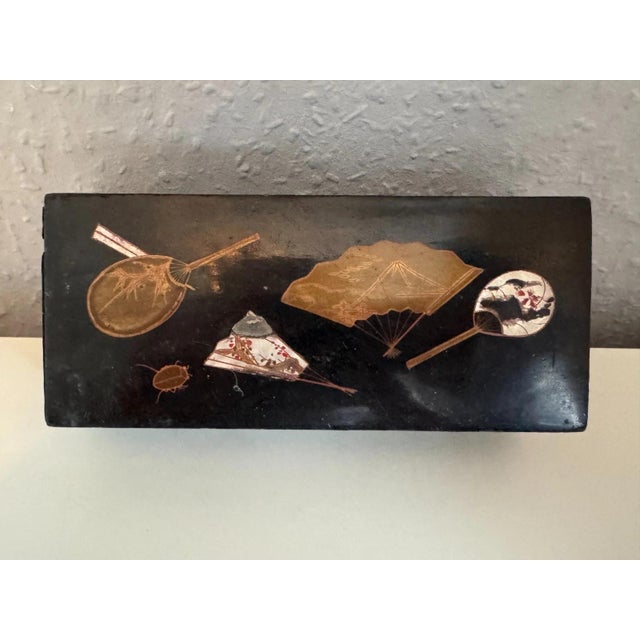 Antique Meiji Japanese Lacquer Box For Sale - Image 11 of 11