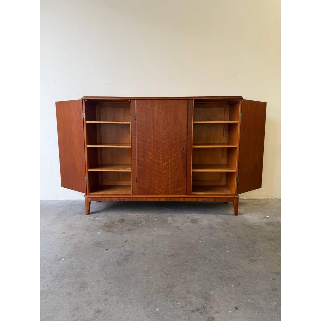 Mid-Century Modern Vintage Danish Teak Sideboard - Mid Century Modern Cabinet Storage 1960s For Sale - Image 3 of 10