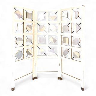 Vintage Geometric Screen, 1970s For Sale