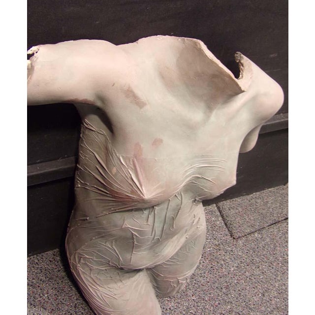 1990s David Parvin "Kelsey" Life Casting Sculpture Torso Nude Hand Signed #3/30 For Sale - Image 5 of 6